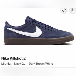 Nike Killshot 2 Midnight Navy and White Sneakers